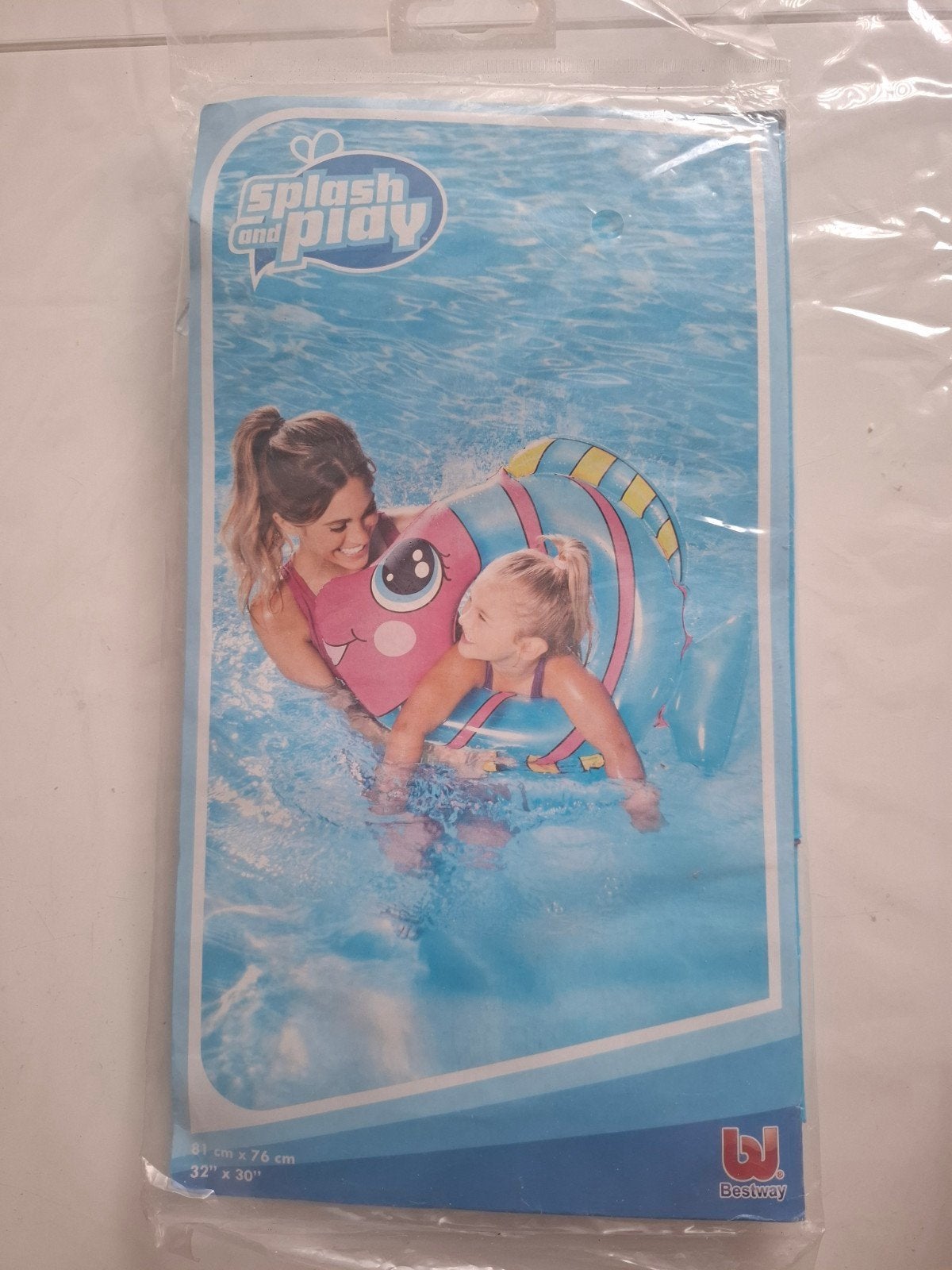 Bestway Splash and Play Opblaasbare Vis Zwemband, Ophalen, Nieuw