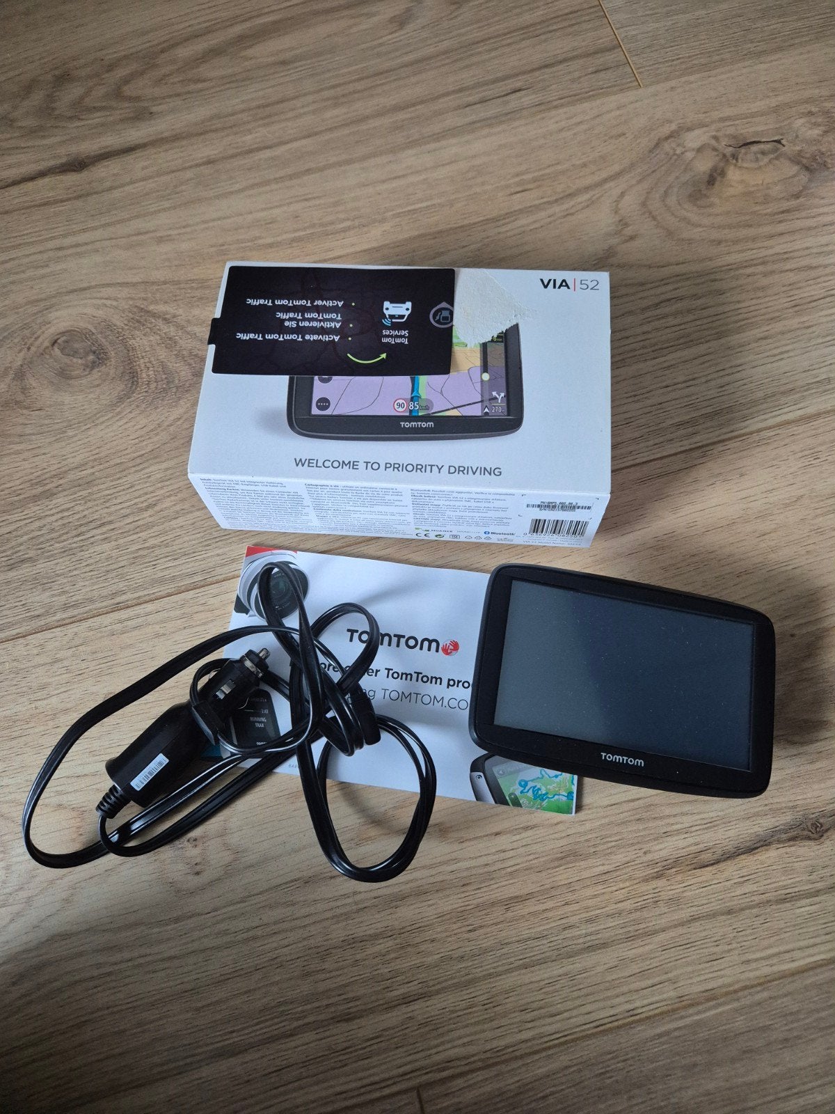 TomTom VIA 52 – Europa 2026 | Lifetime updates | Compleet, Ophalen of Verzenden, Zo goed als nieuw