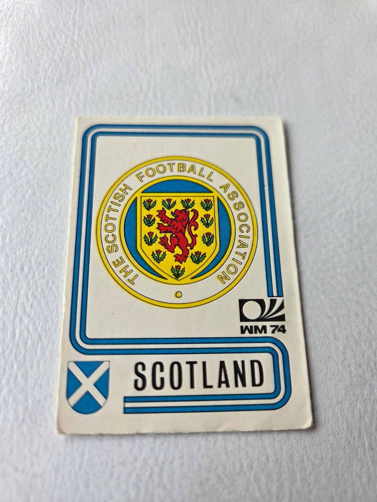 Panini WK 74, Ophalen of Verzenden, Zo goed als nieuw, Sticker