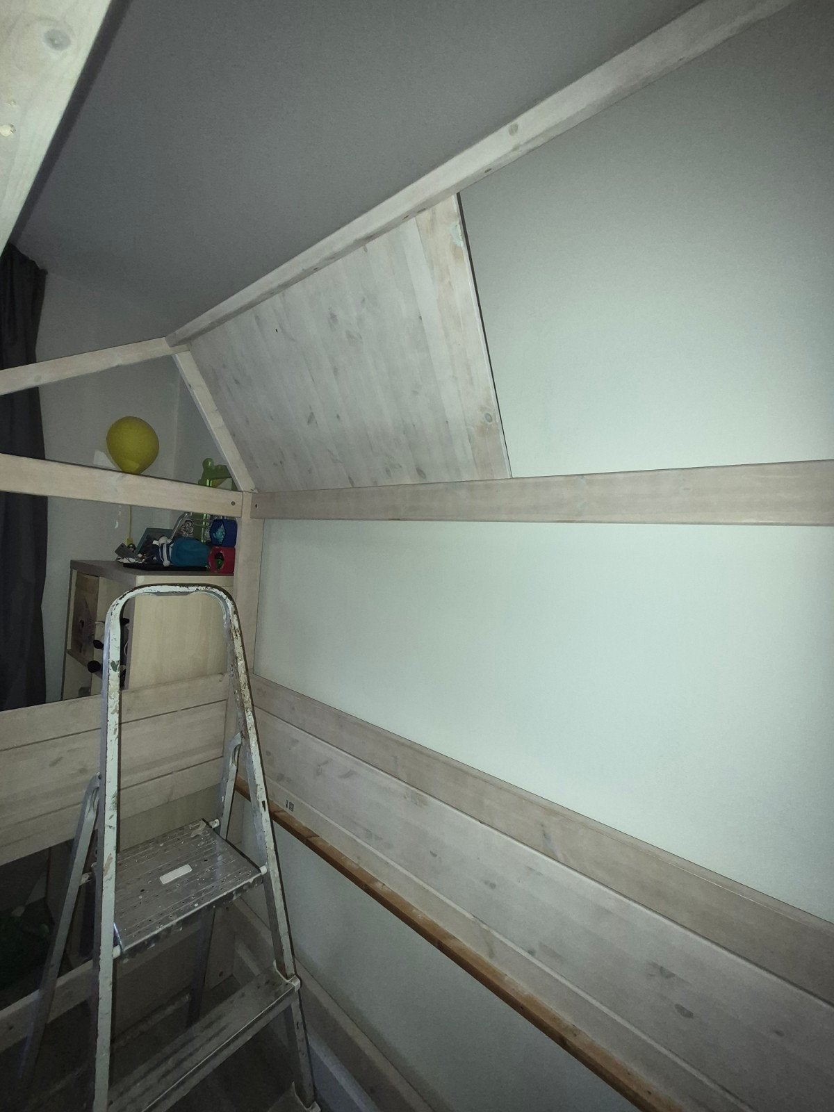 Lifetime Boomhutbed Halfhoogslaper, Ophalen, 85 tot 100 cm, Gebruikt, Lattenbodem