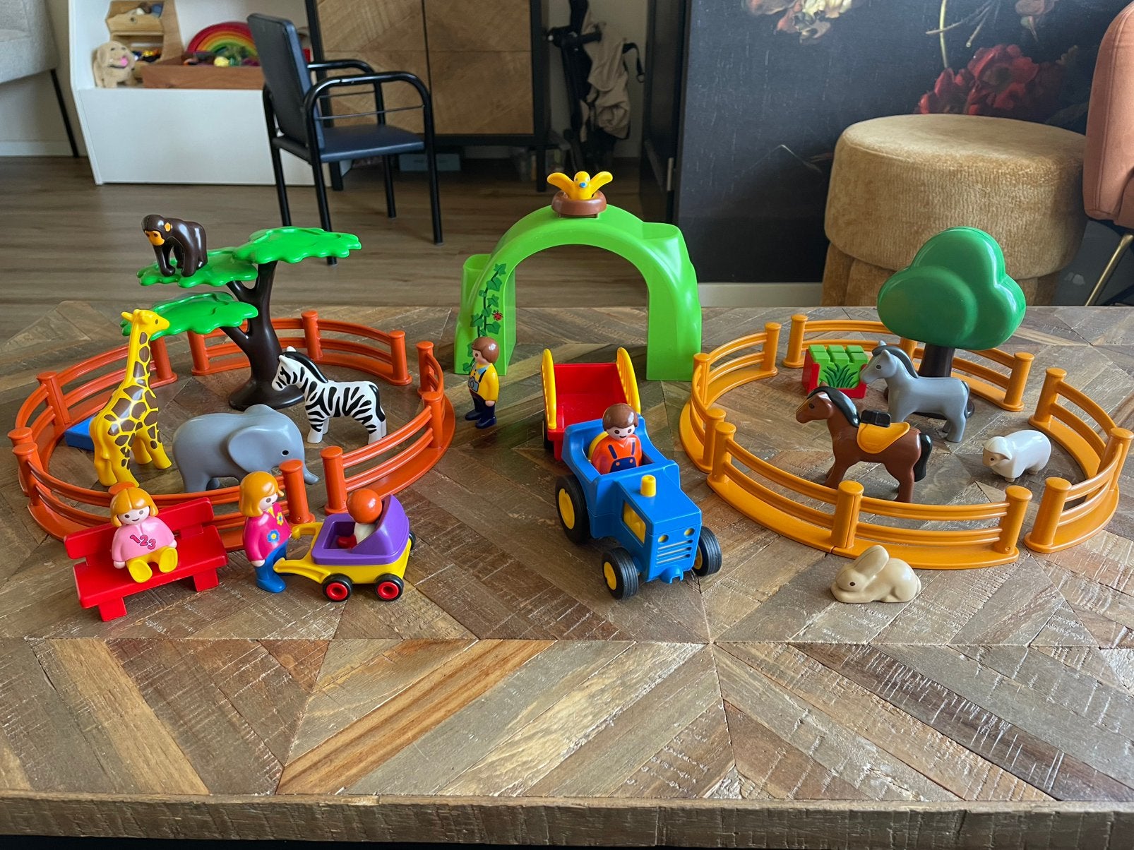 Playmobil 123 dierentuin, Ophalen of Verzenden, Zo goed als nieuw