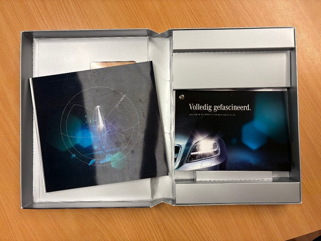Mercedes-Benz Introductiebox (2013) Brochure met Hologram!, Ophalen of Verzenden, Nieuw, Mercedes, Mercedes-Benz