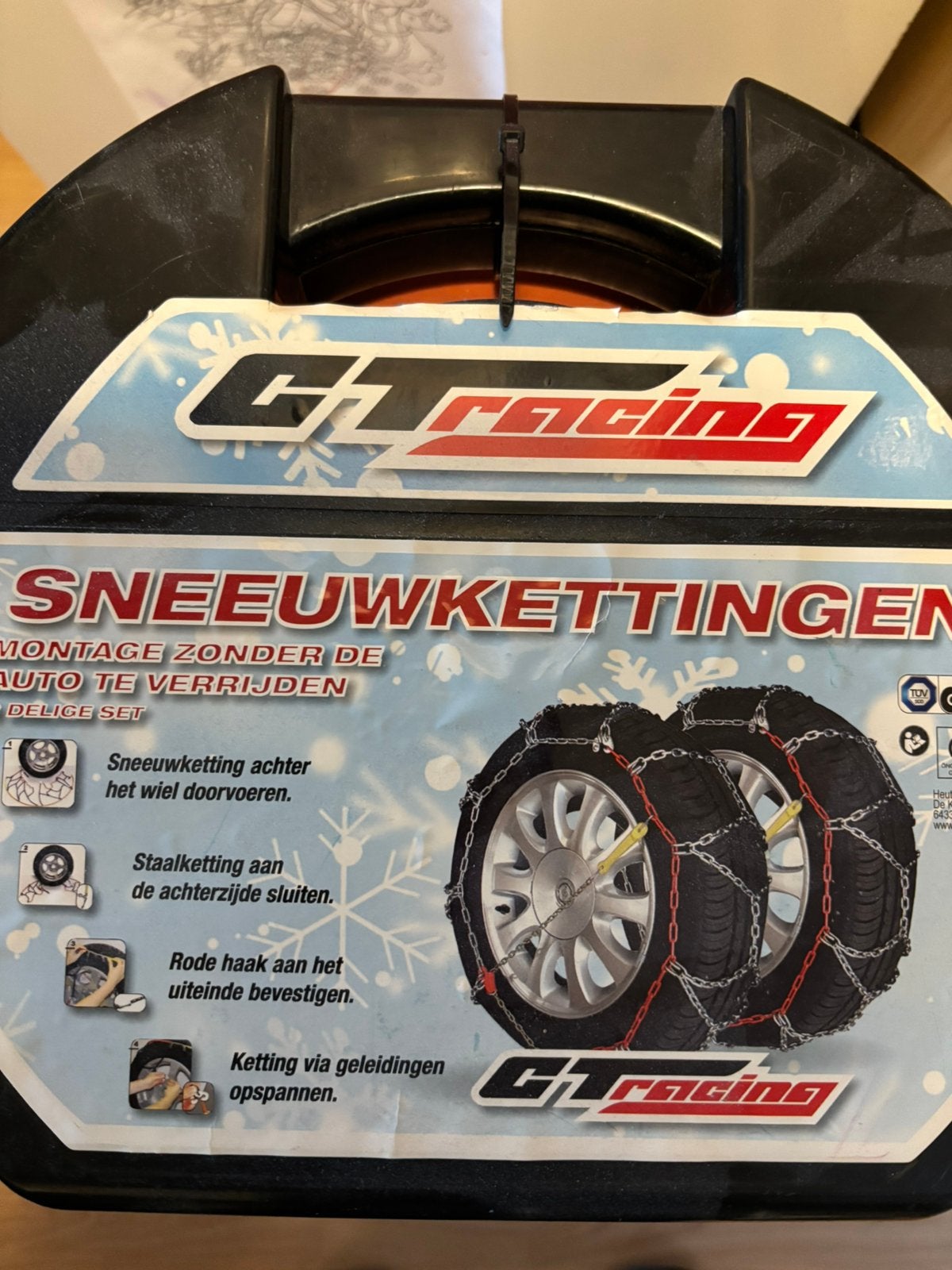 Sneeuwkettingen te koop, Auto diversen, Sneeuwkettingen, Ophalen, Zo goed als nieuw