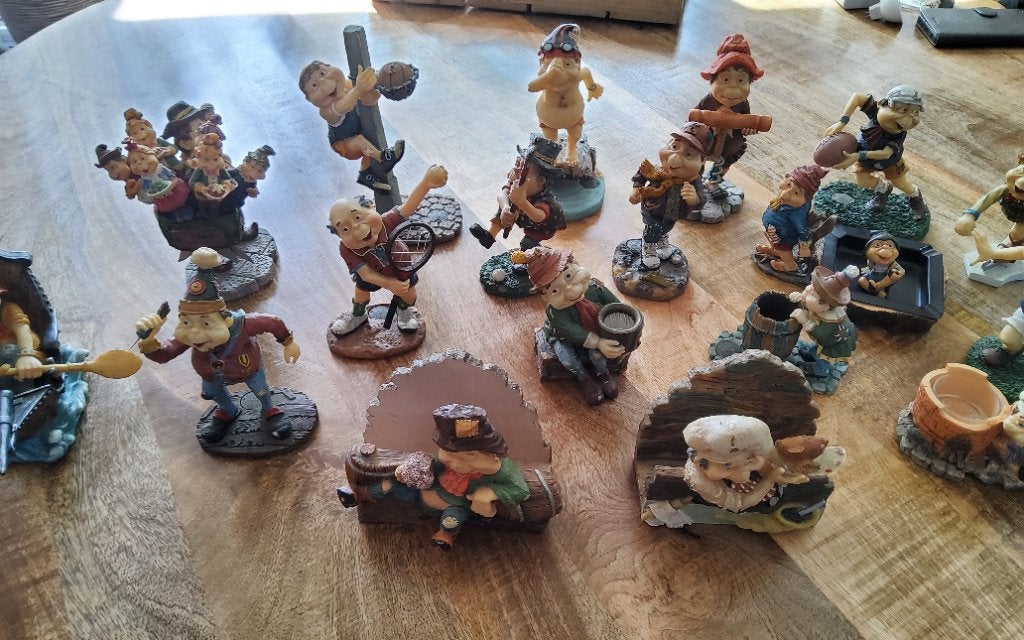 Grote collectie kabouterbeeldjes (20+ stuks), Ophalen, Zo goed als nieuw, Beeldje of Poppetje