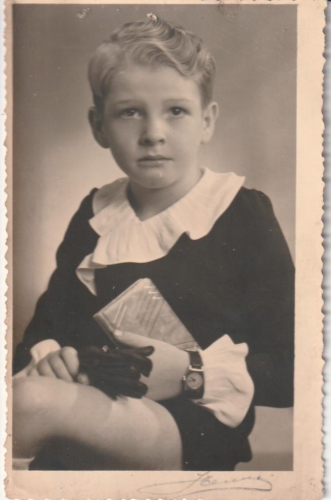 fotokaart  -  communie  kant, Ophalen of Verzenden, Voor 1940
