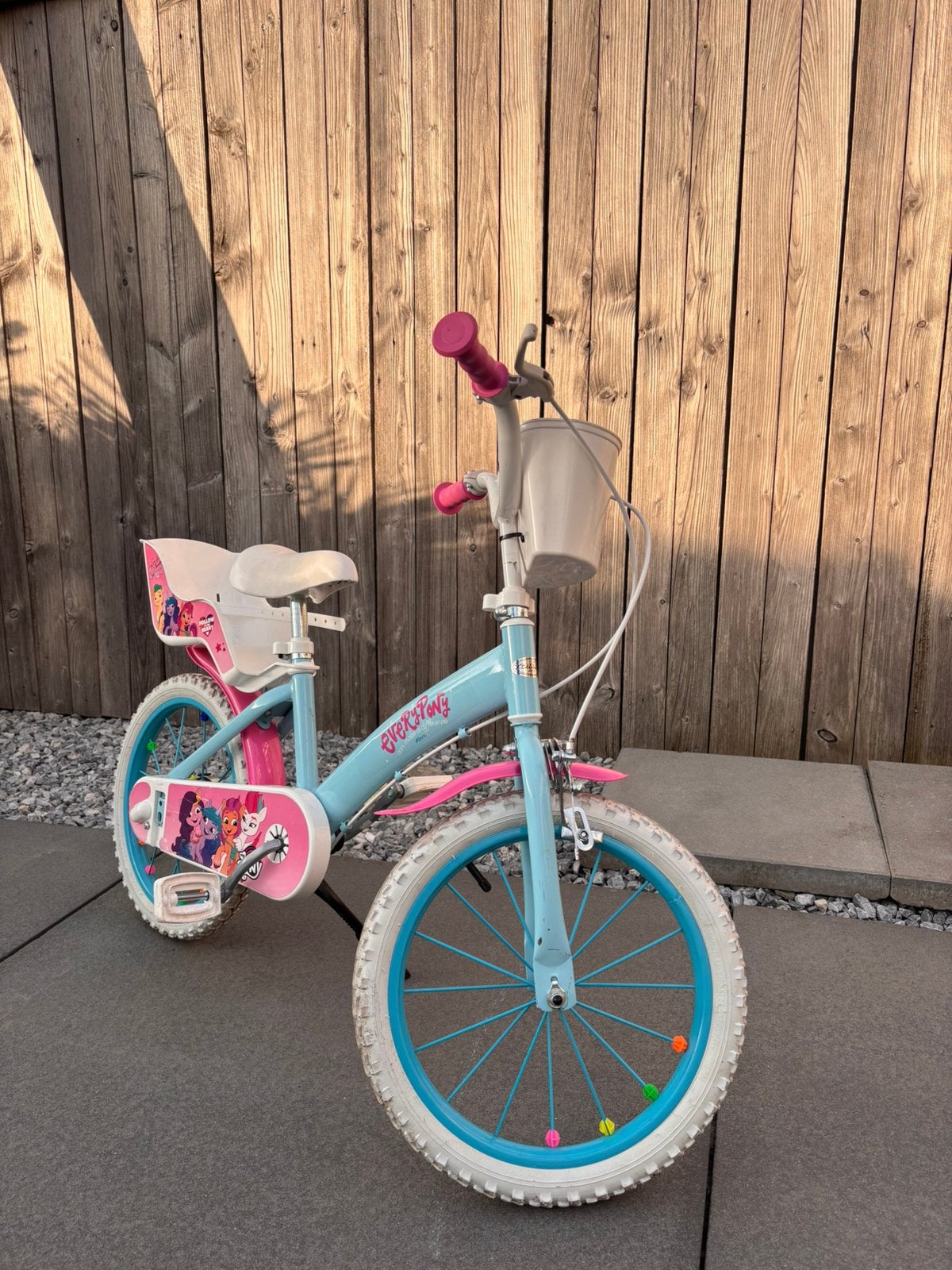 Meisjesfiets 16 inch zgan  my little pony, Fietsen en Brommers, Ophalen, Gebruikt, 16 inch, Handrem