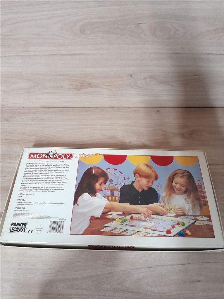 Monopoly Junior lange doos - parker - s5139, Verzenden, Zo goed als nieuw