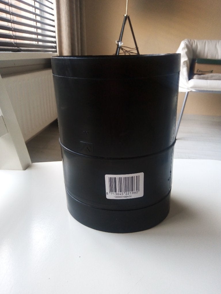 ubbink onderdaks verlengstuk-kunststof-zwart, Ophalen of Verzenden, Ventilator en Afzuiger