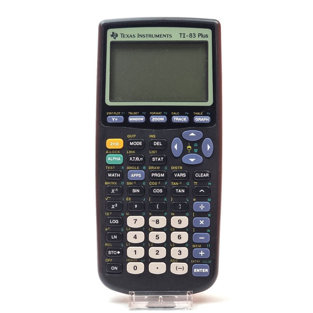 Texas Instruments Rekenmachine TI-83 Plus, Texas Instruments, Gebruikt, Support@texasinstruments.com, 12500 TI Boulevard
Dallas, TX 75243
USA