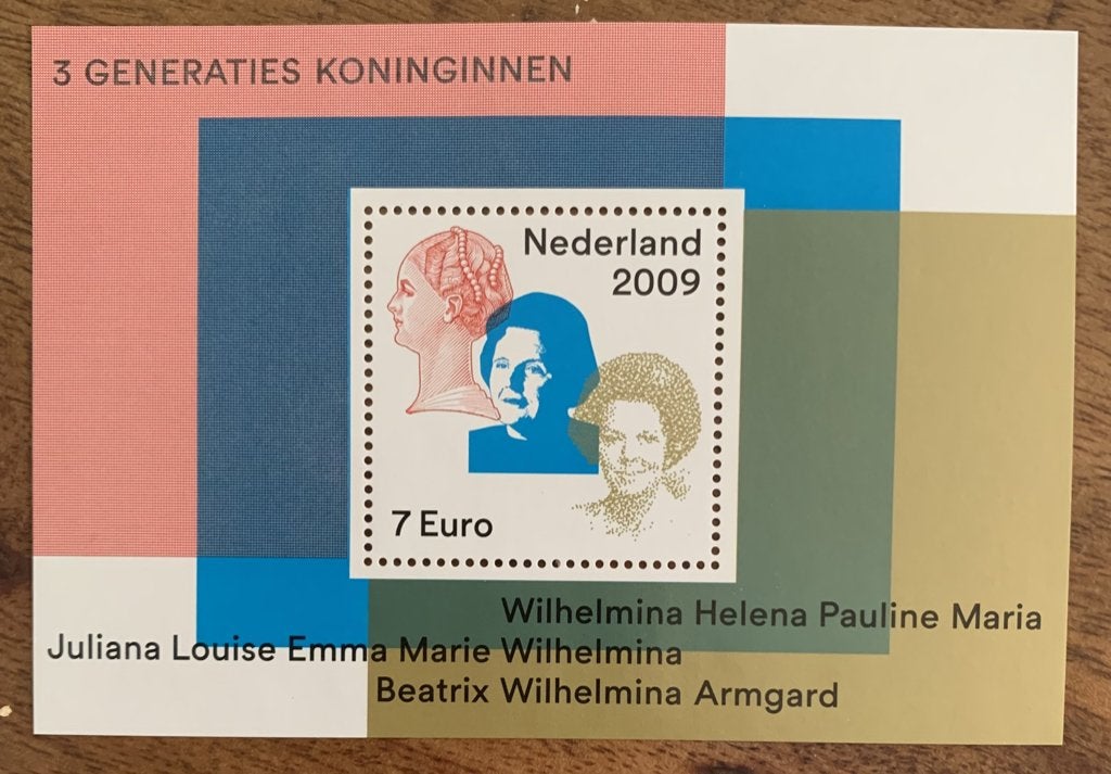 NVPH 2642 3 generaties Koninginnen PF blok, Verzenden, Postfris