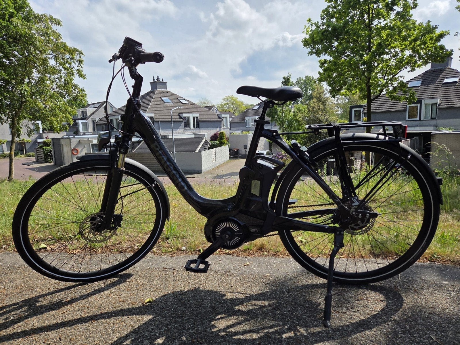 PIAGGIO zwart elektrische fiets 57CM, Fietsen en Brommers, Elektrische fietsen, 55 tot 59 cm, Ophalen, Zo goed als nieuw, Overige merken