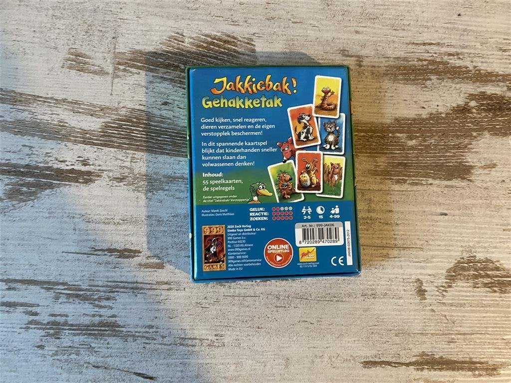 Jakkiebak! gehakketak 999 games [s153], Verzenden, Zo goed als nieuw