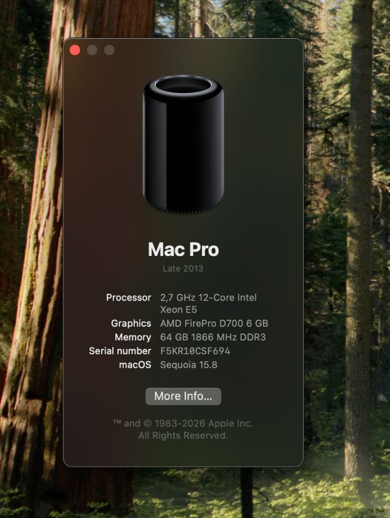 Mac Pro 6.1 | 12 core | 64GB RAM | 1TB SSD | 2x D700, Computers en Software, Ophalen, 64 GB of meer, Gebruikt, 2 tot 3 Ghz