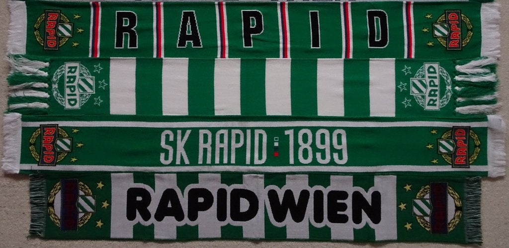 sjaal Rapid Wien, Ophalen of Verzenden, Nieuw, Buitenlandse clubs, Vaantje of Sjaal