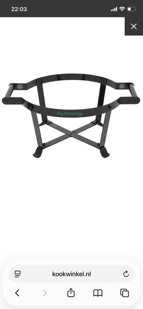 Big Green Egg Nest voor mini gezocht, Tuin en Terras, Ophalen of Verzenden, Gebruikt