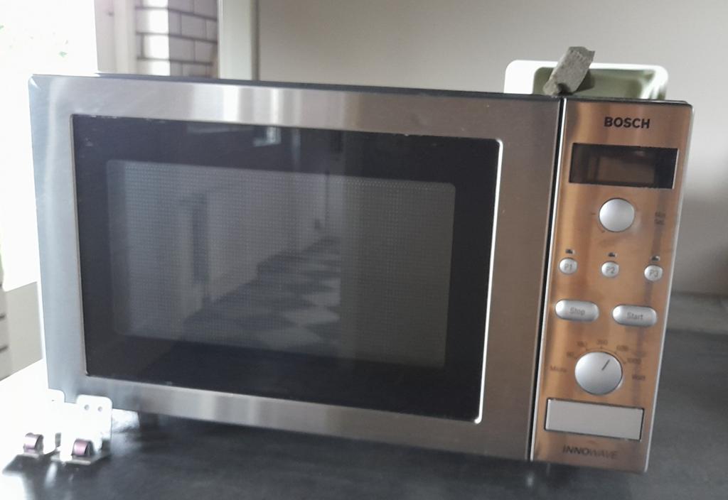 Bosch Innowave Inbouw Magnetron - RVS, Ophalen, 60 cm of meer, Inbouw, Magnetron