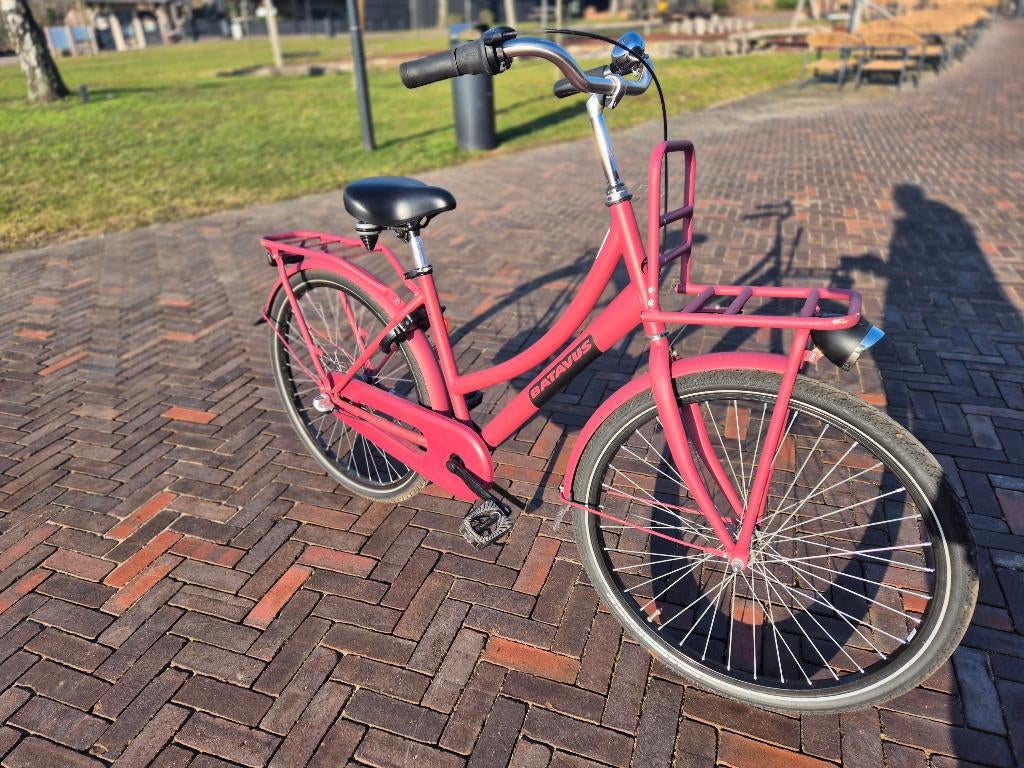 Batavus transportfiets 26", Fietsen en Brommers, Fietsen | Meisjes, Terugtraprem, Gebruikt, Versnellingen, Batavus