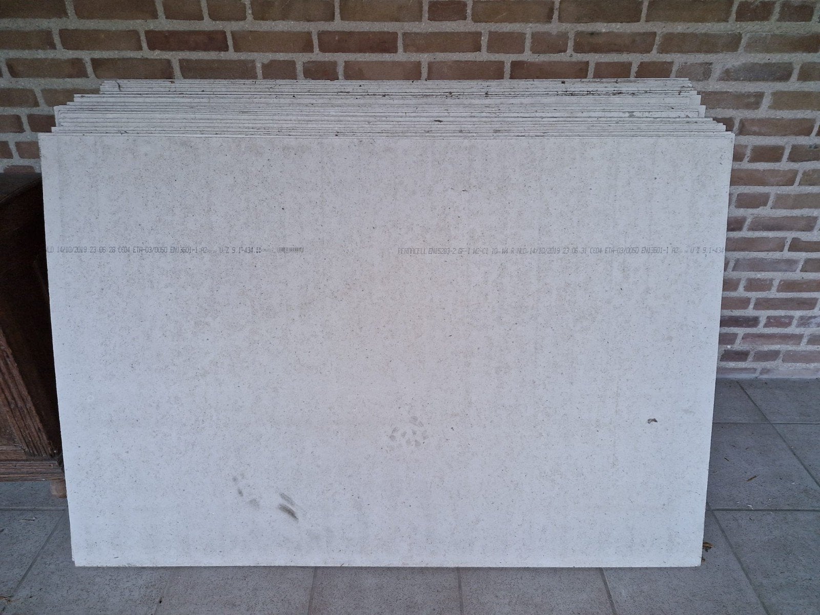 Fermacell platen 1500x1000x10mm - 30 stuks, Ophalen, Gebruikt, Overige materialen, Minder dan 20 mm