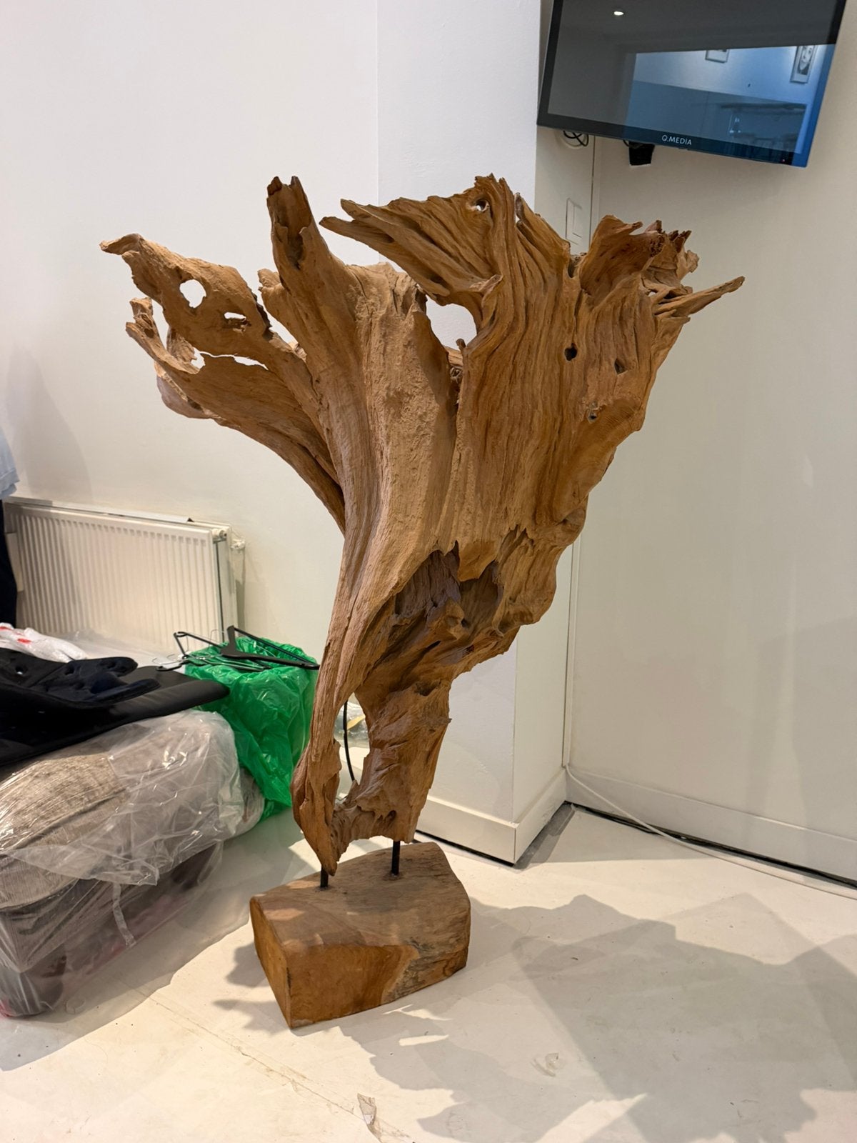 Houten decoratiestuk 1.45 hoog, Huis en Inrichting, Ophalen, Zo goed als nieuw