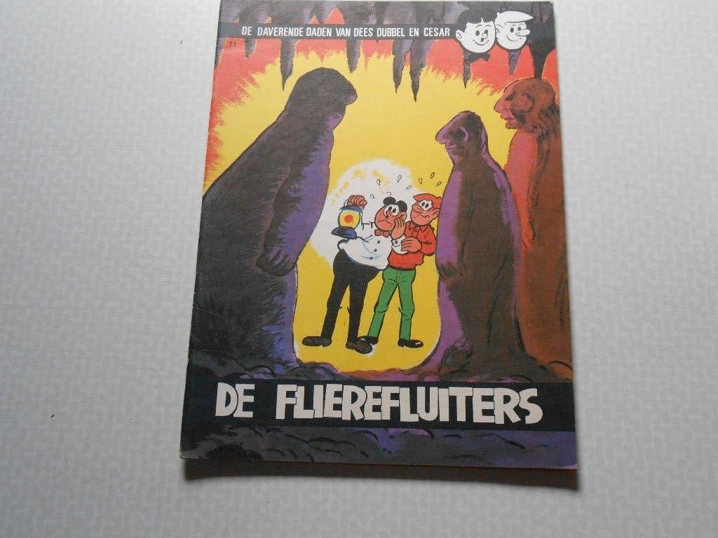 Dees dubbel en cesar 11 De flierefluiters 1968 1 ste druk., Eén stripboek, Rik Clément, Ophalen of Verzenden, Zo goed als nieuw