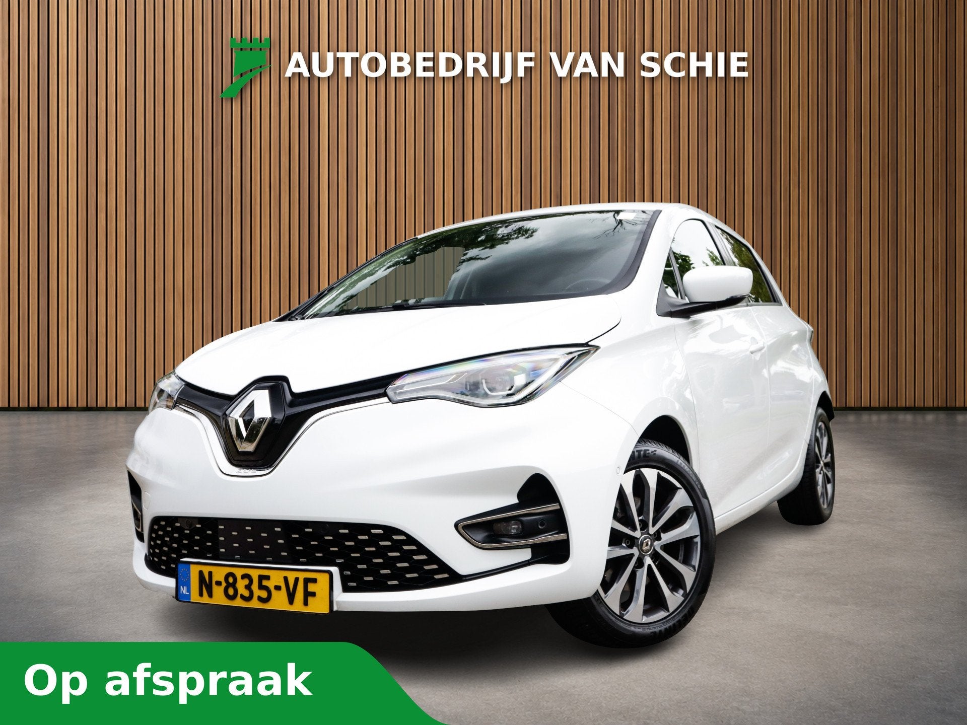 Renault ZOE R135 Intens 52 kWh 3-Fase 1e-Eig. & Dealer-Onder, 12 maanden, 136 pk, Gebruikt, Zwart