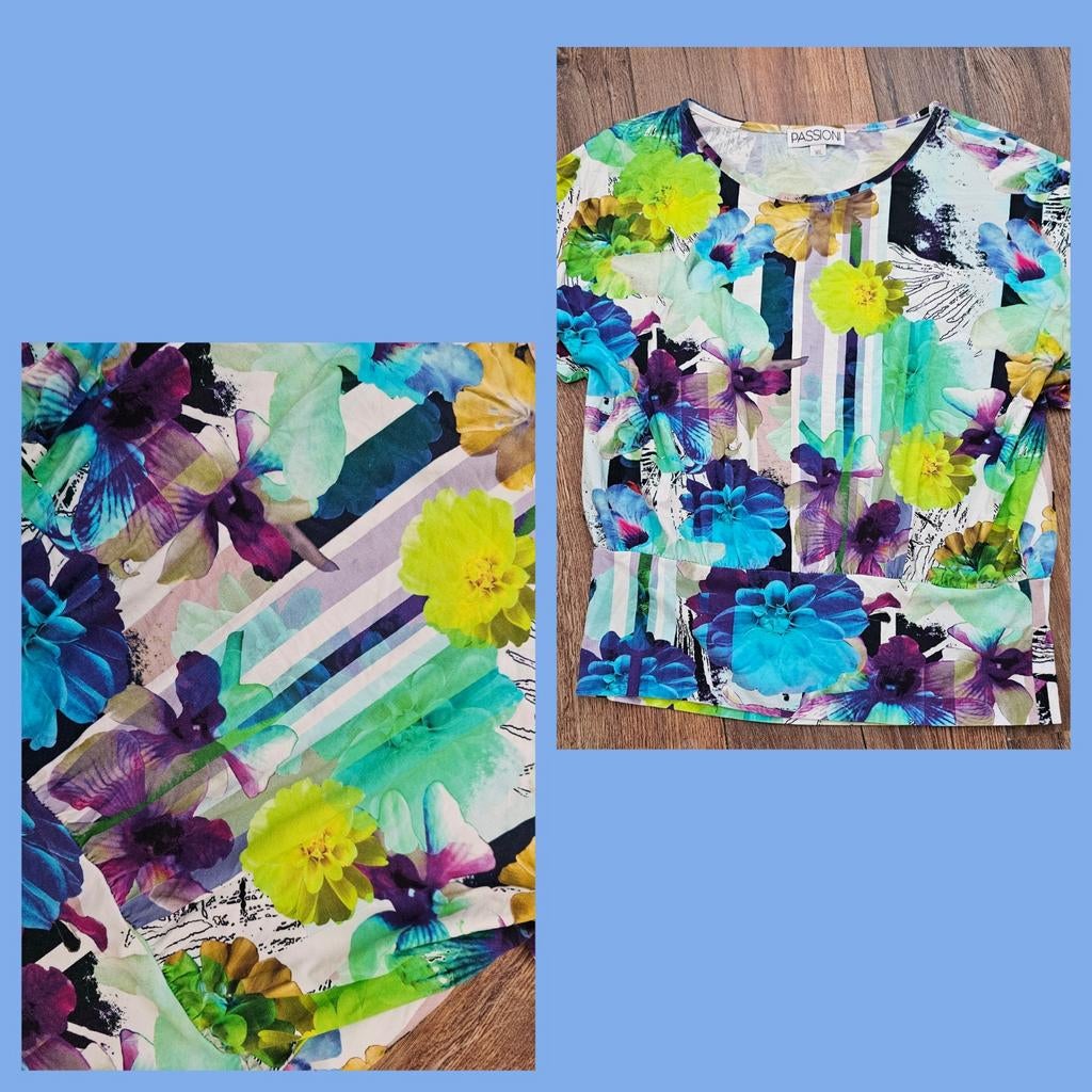 Passioni prachtig shirt mt M in zeer goede staat, Ophalen of Verzenden