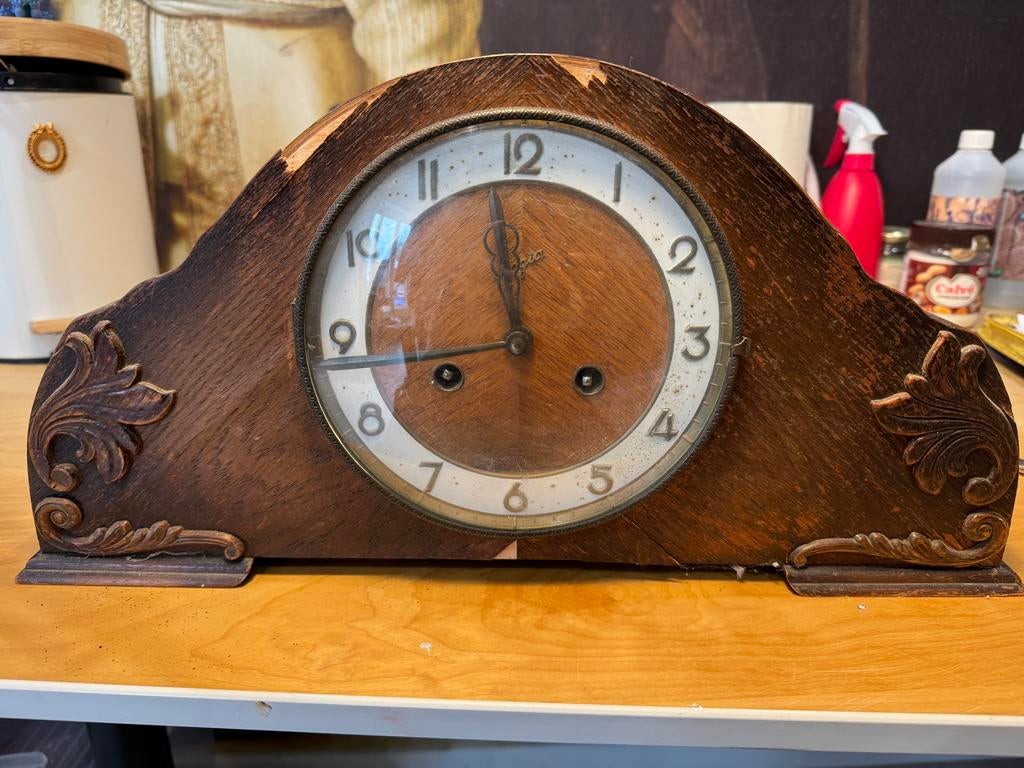 Goed werkende Rogia klok, sleutel, met zachte gong, Ophalen