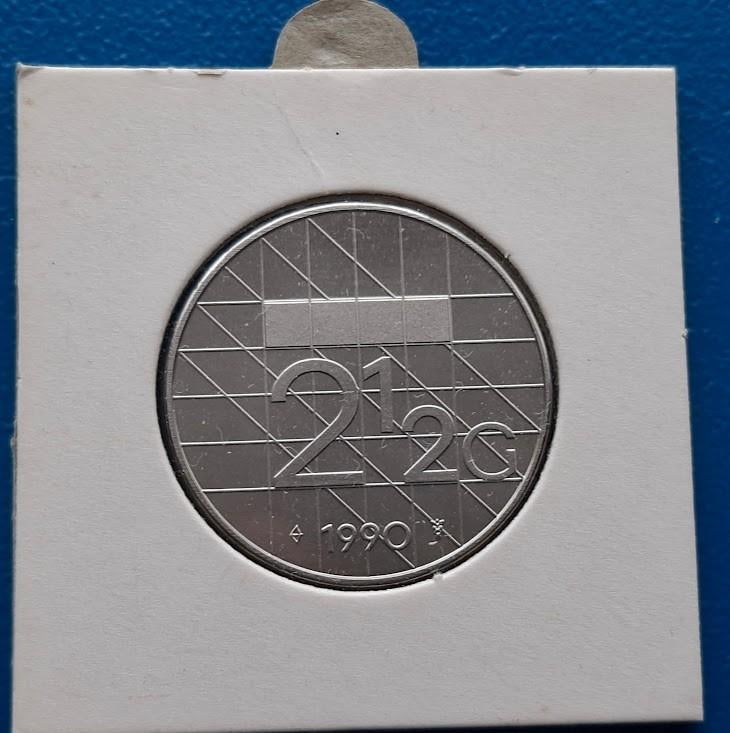 2 1/2 gulden 1990 - Beatrix in munthouder, Verzenden, Koningin Beatrix, 2½ gulden, Losse munt