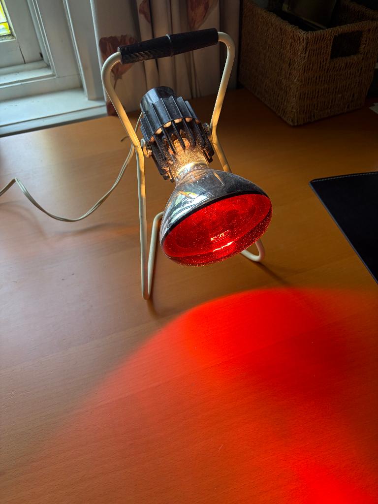 Philips Infraphil warmtelamp met originele doos, Verzamelen, Retro, Ophalen, Persoonlijke verzorging