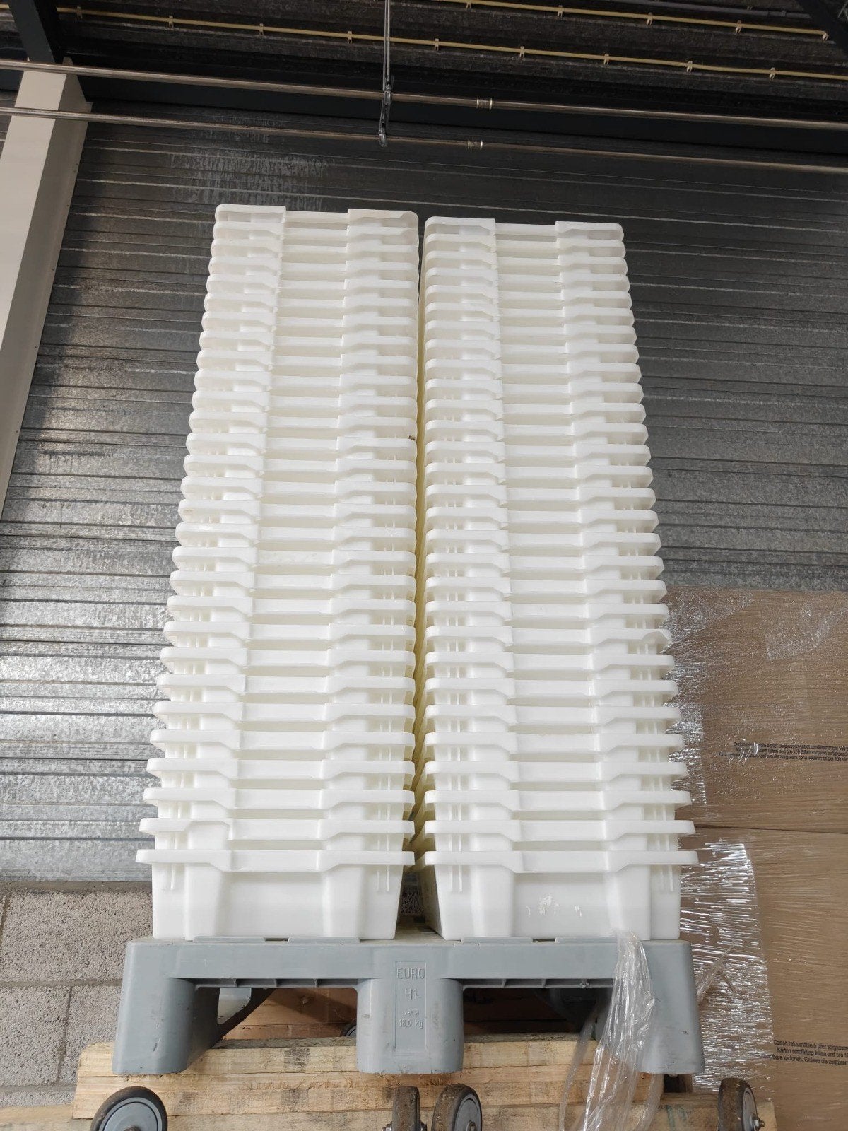 witte bakken, Doe-het-zelf en Verbouw, Kratten en Dozen, Gebruikt, Minder dan 35 cm, 60 cm of meer, Ophalen