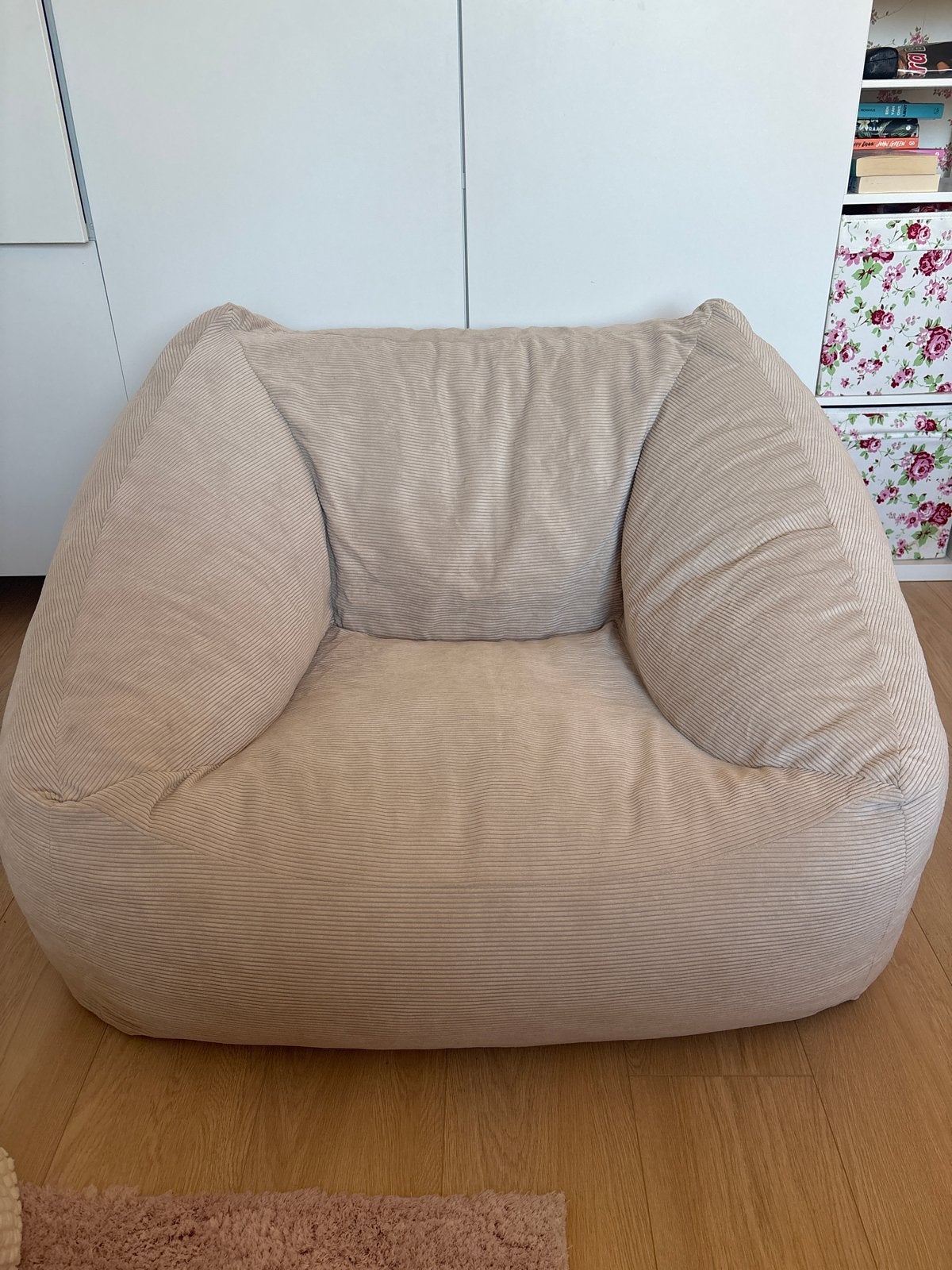 Sklum beige zitzak - Zo goed als nieuw, 90cm breed, Ophalen, Zo goed als nieuw, Beige, Zitzak