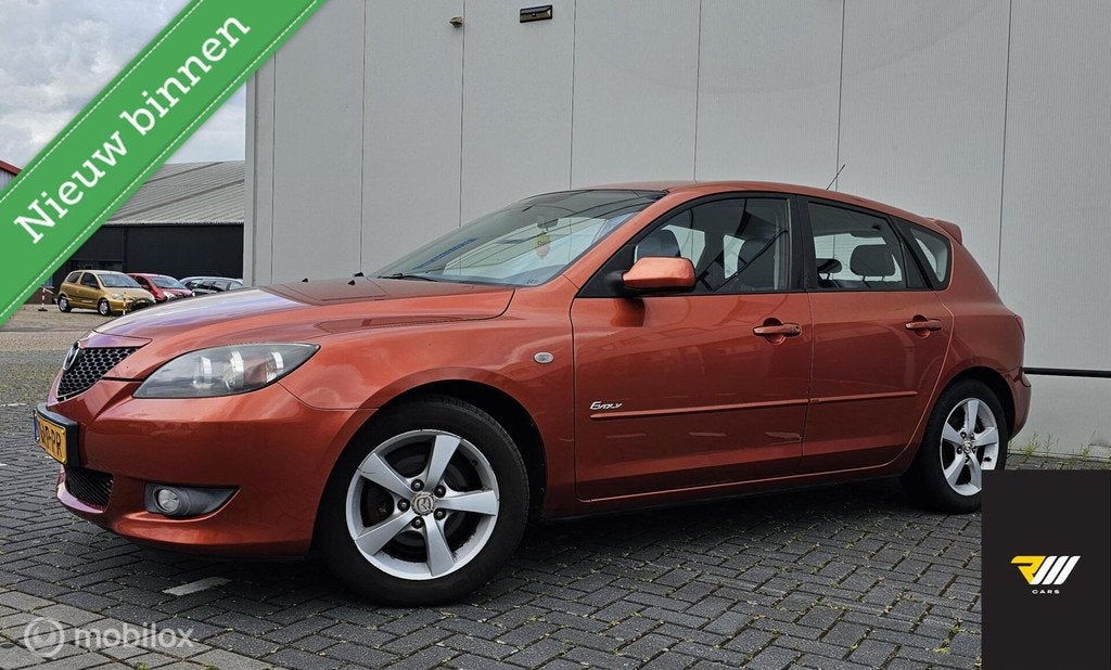 Mazda 3 Sport 1.6, Auto's, Mazda, Voorwielaandrijving, 1160 kg, Lederen bekleding, Gebruikt