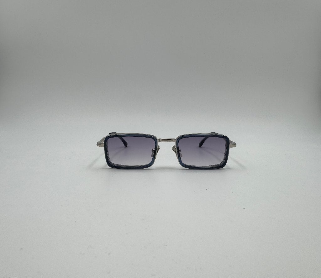 John dalia pierce c135 zonnebril, Overige merken, Zonnebril, Blauw, Nieuw