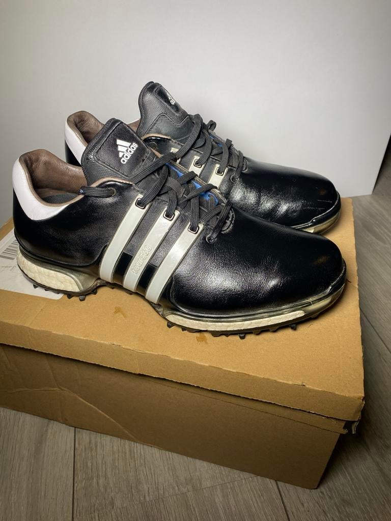 Adidas Tour360 24 Boost golfschoenen zwart/wit maat 42, Ophalen of Verzenden, Gebruikt, Schoenen, Overige merken