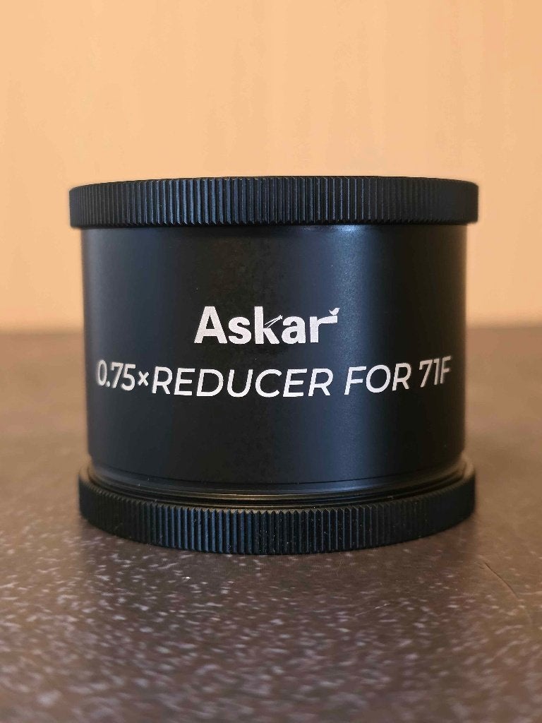 Askar 71F Reducer 0.75x, Audio, Tv en Foto, Optische apparatuur | Telescopen, Ophalen, Zo goed als nieuw, Minder dan 80 mm, Lenzentelescoop (refractor)