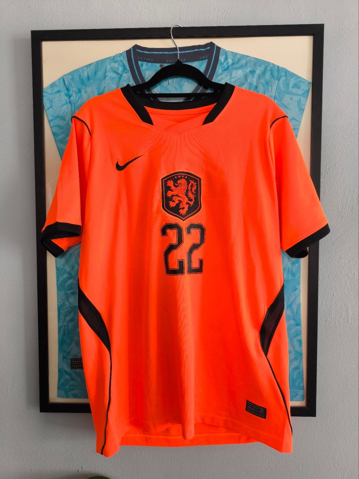 Thuisshirt Nederlands Elftal WK 2026 #22 Dumfries, Maat L, Verzenden, Zo goed als nieuw, Shirt