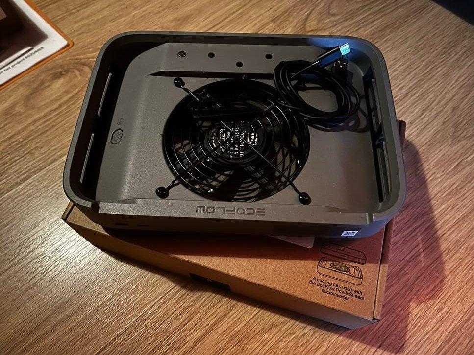 Ecoflow Smart Cooling Deck voor Powerstream, Ophalen, Zo goed als nieuw, Ventilator