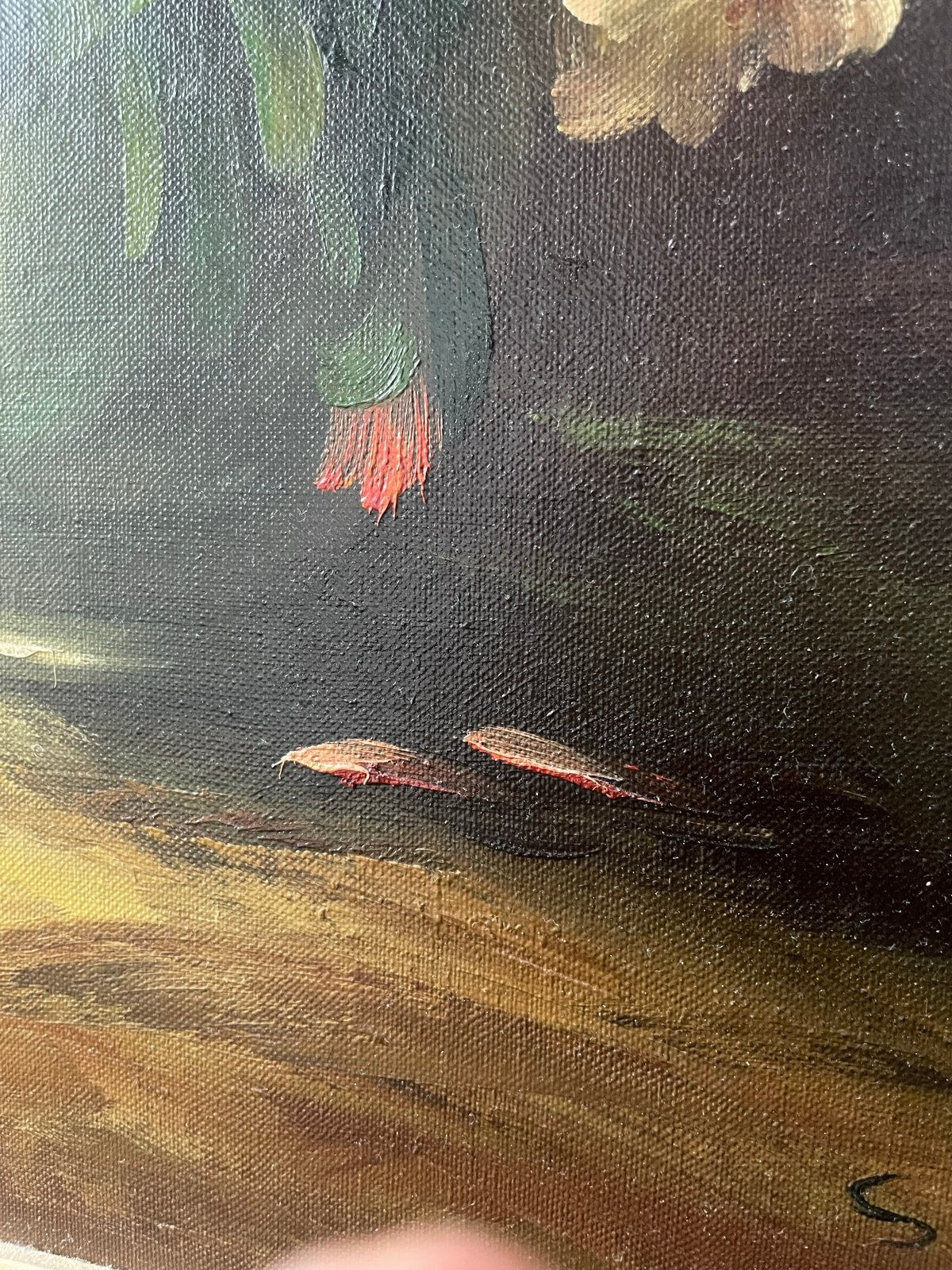 Prachtig bloemenstilleven van S. Fleury, 19e eeuw, Antiek en Kunst, Ophalen of Verzenden