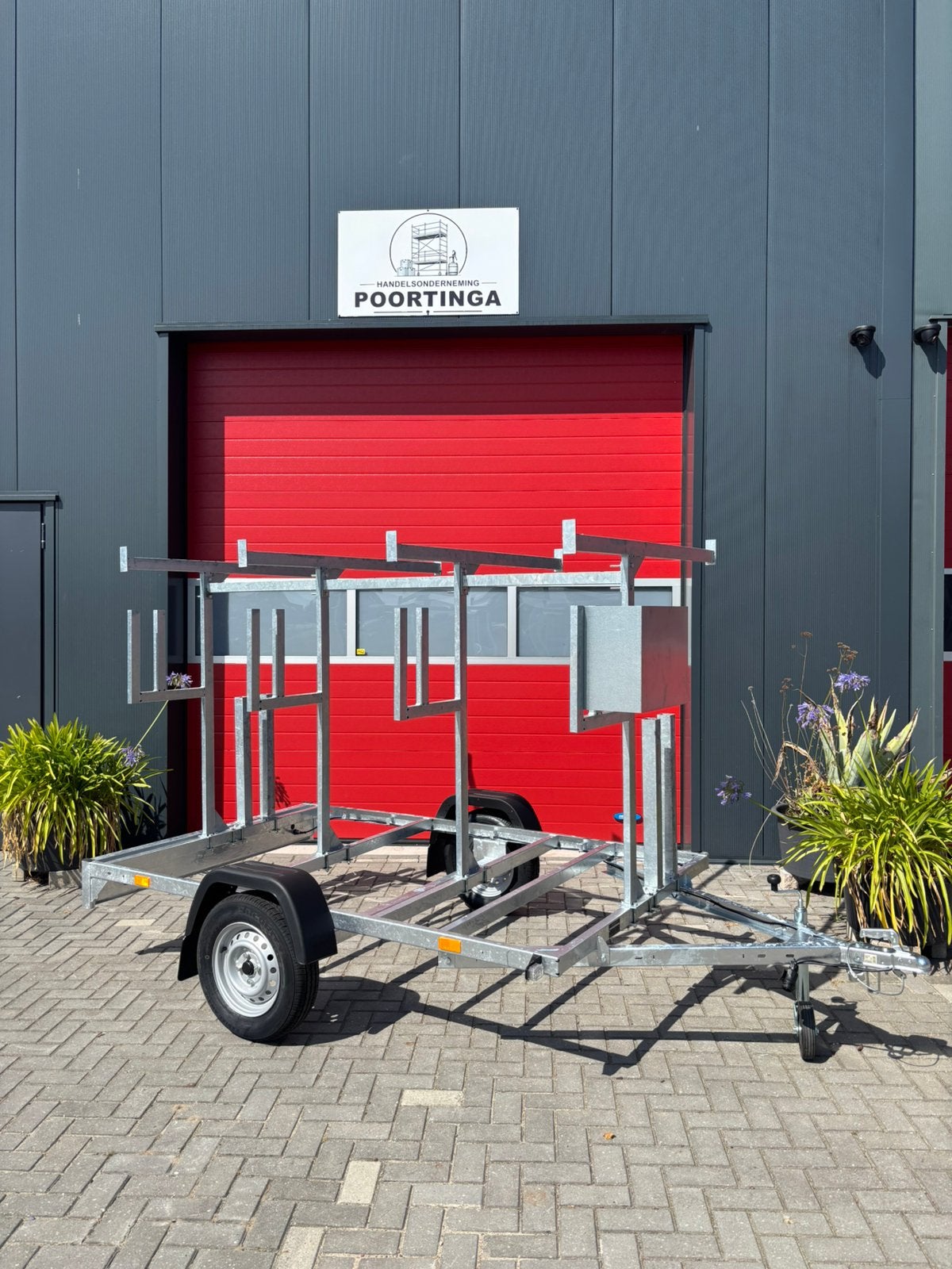 Gloednieuwe steiger aanahnger te koop, Ophalen, 5 meter of hoger, Handelsonderneming poortinga, Poortingaverhuur@gmail.com