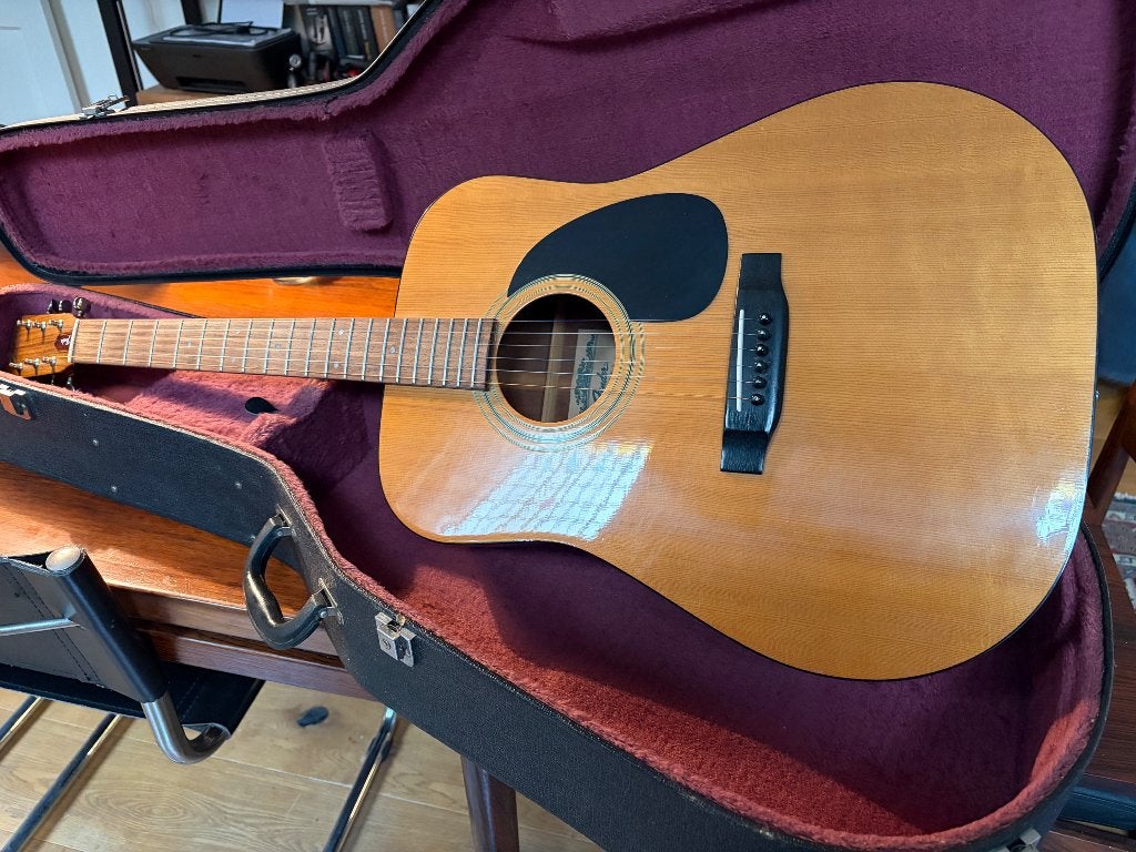 Fender F-3 Westerngitaar met koffer, Ophalen, Gebruikt, Western- of Steelstringgitaar, Met koffer