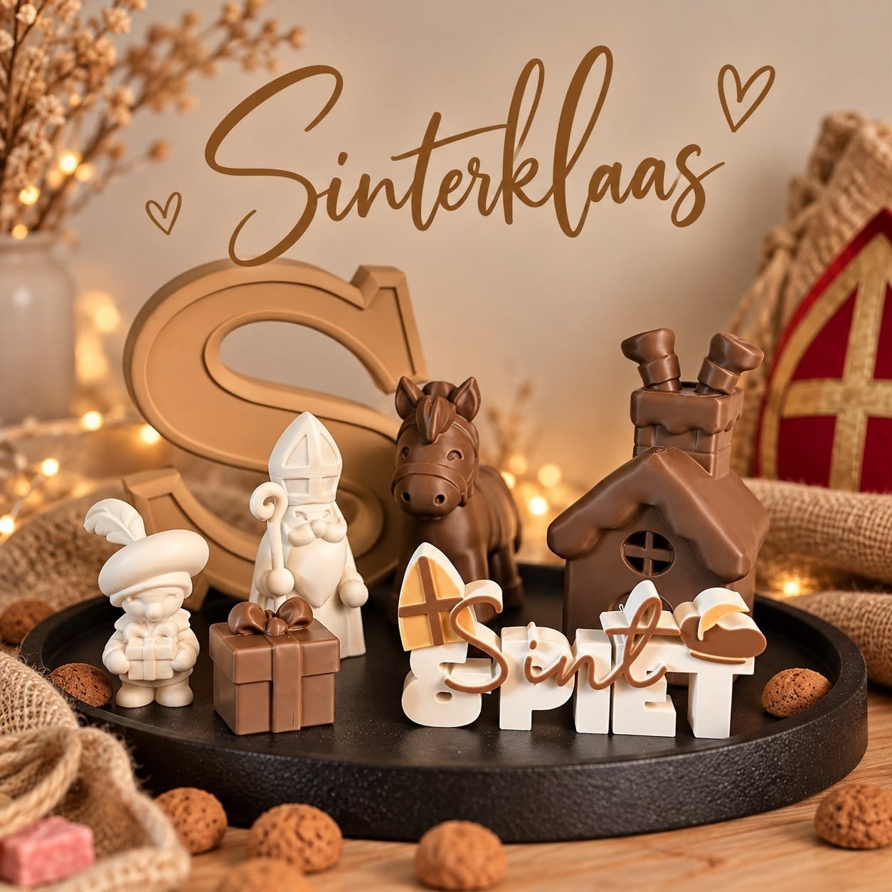 decoratieve sinterklaas set, Ophalen of Verzenden, Nieuw