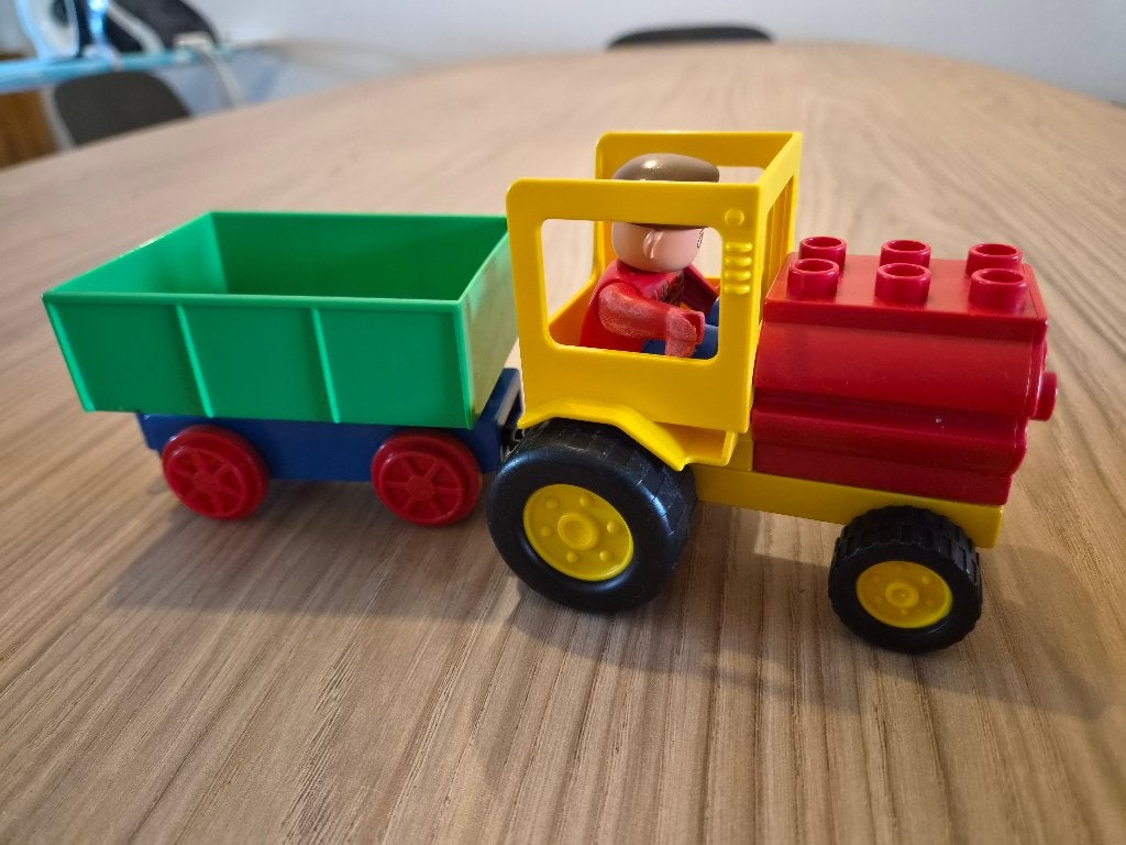 Foto 6 van Duplo diverse boerderij dieren en voertuigen