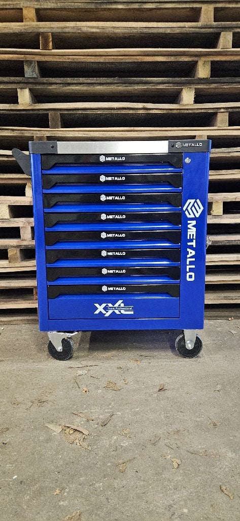 METALLO gereedschapskar 8 volle lades met remmenset - NIEUW, Auto diversen, Autogereedschap, Ophalen, Nieuw