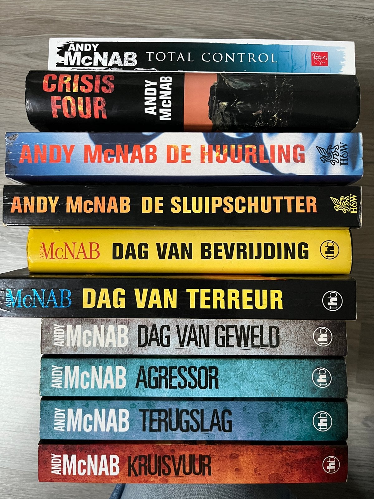 Andy McNab Boeken Collectie - 10 Spanningvolle Thrillers, Ophalen of Verzenden, Gelezen, Europa overig
