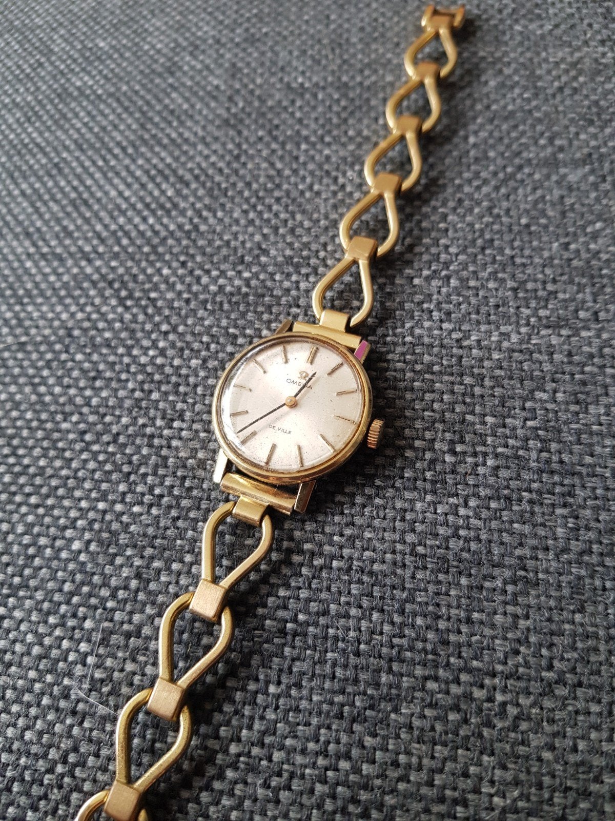 Prachtige vintage Omega De Ville dameshorloge., Overige materialen, Met bandje, Polshorloge, Ophalen of Verzenden