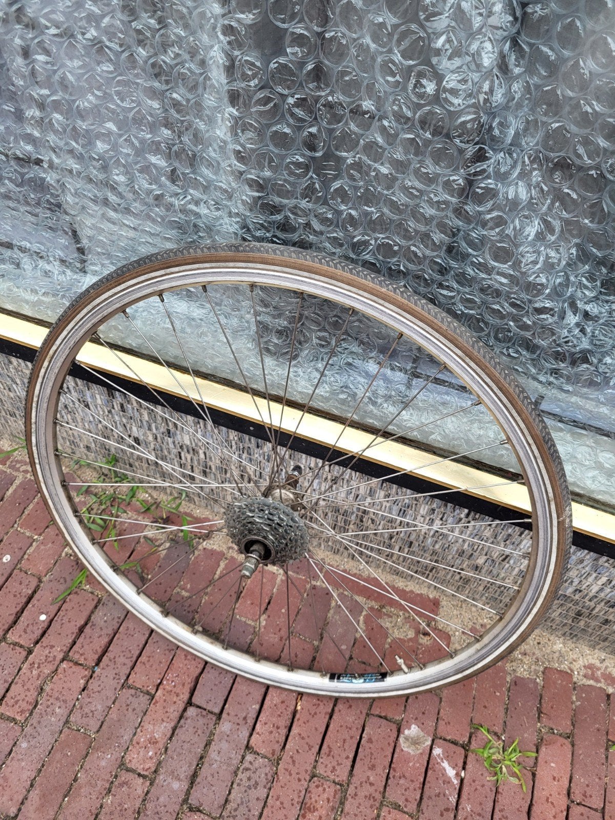 Achterwiel 7 speed sportfiets hybride enz, Wiel, Gebruikt, Weinmann, Ophalen of Verzenden
