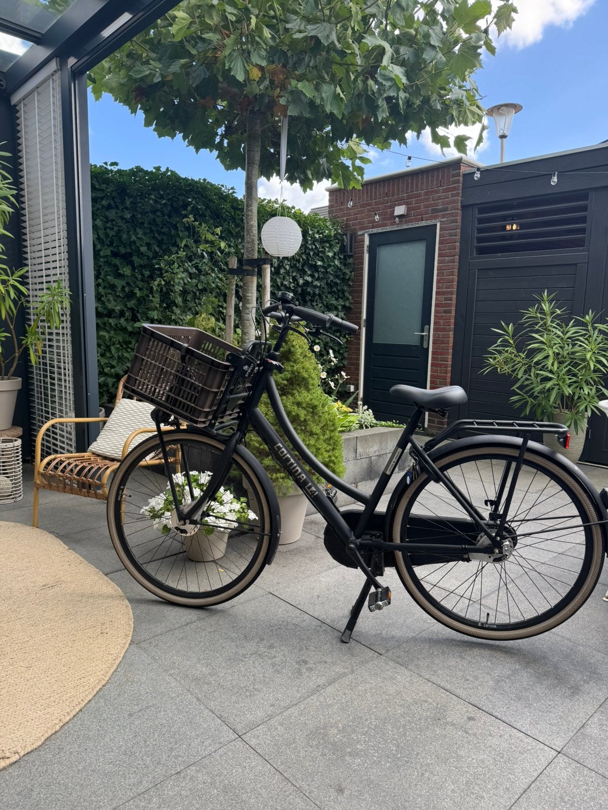Fiets Cortina U4 mat zwart 50 inch, 50 tot 53 cm, Ophalen, Gebruikt, Versnellingen