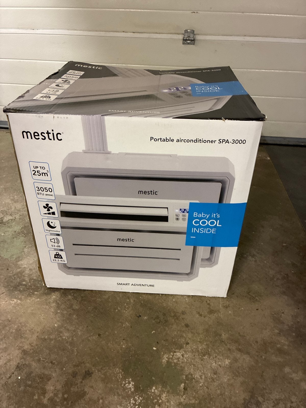 Mestic SPA-3000 caravan mobiele Airco, Ophalen, Zo goed als nieuw