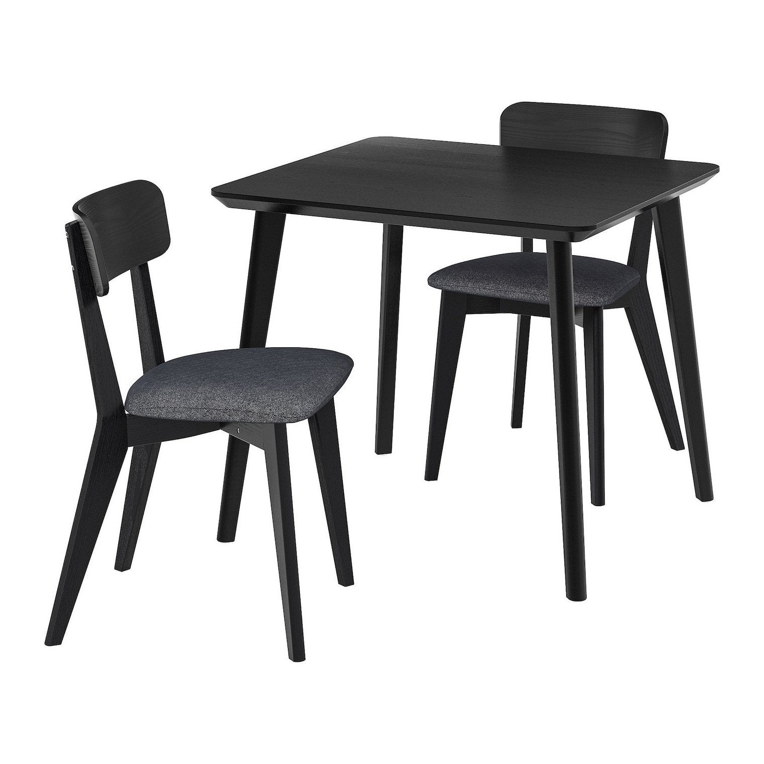 IKEA LISABO eettafel zwart nieuw (2st. verkoop ze per stuk), Ophalen, 100 tot 150 cm, Vierkant, 50 tot 100 cm