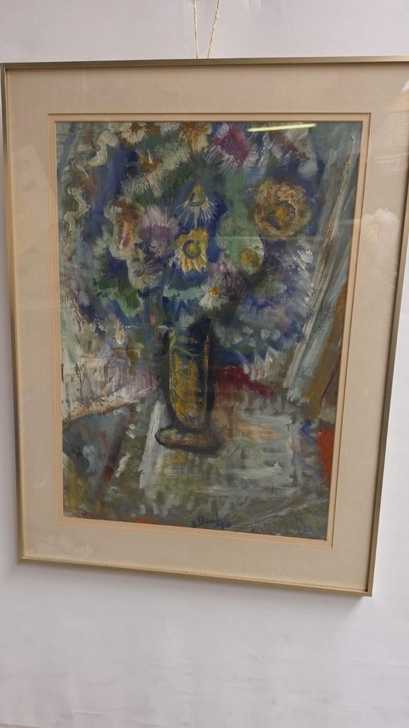 Expressionistisch Bloemstilleven | Olieverf | Jaren ’50